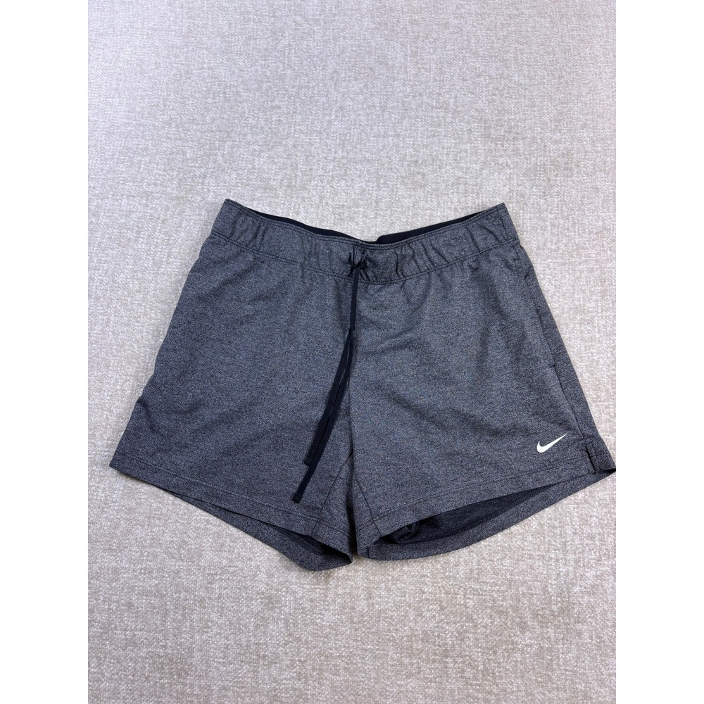 Nike Dri-FIT Womens Small Gray Heathered Training Athletic Shorts